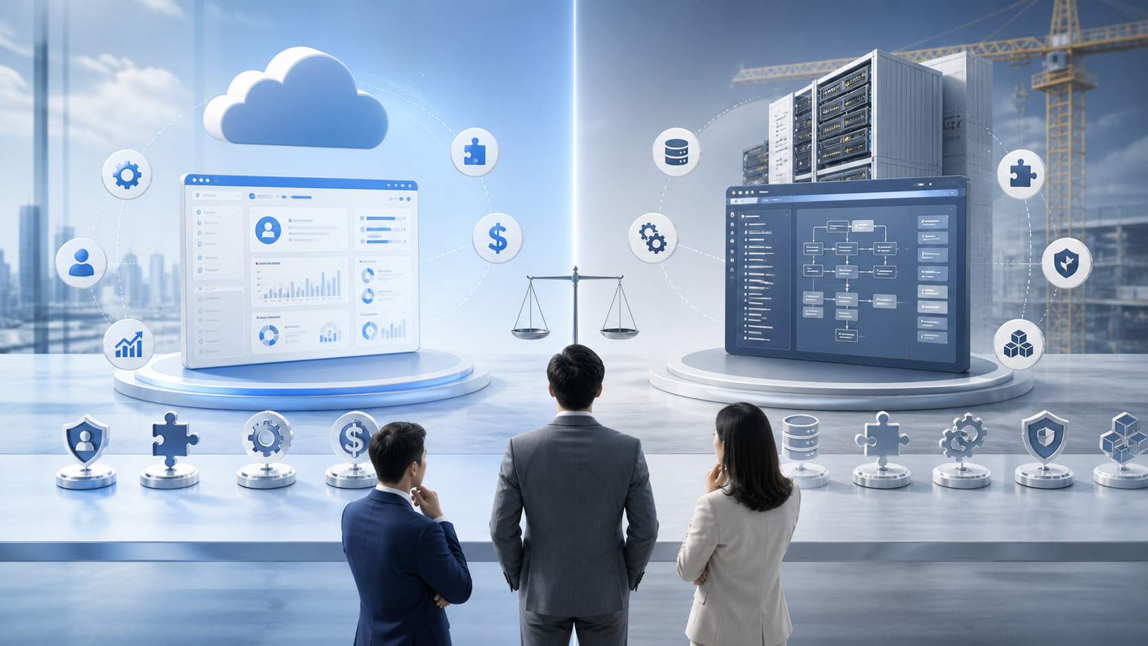 CRM 定制开发还是购买 SaaS?场景、成本、数据与集成对比主题配图1